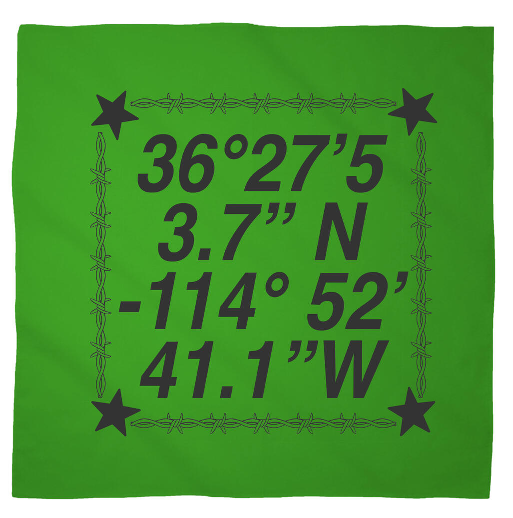 Logo for Desert Biennial Project. Features letters "D B P" surrounded by a barbed wire ring, all enclosed in a wax stamp shape. The color scheme is bright red, with stamp details, the letters, and the barbed wire cut out of the stamp shape.